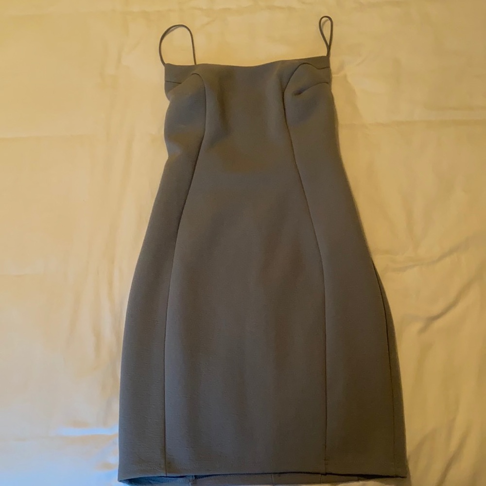 Princess Polly gray bodycon dress